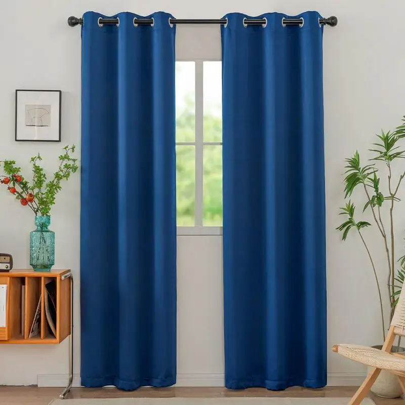 Light Blocking Window Drapes Thermal Insulated Curtains Window Shades Curtains Darkening Drapes Fashionable for Home Bedroom