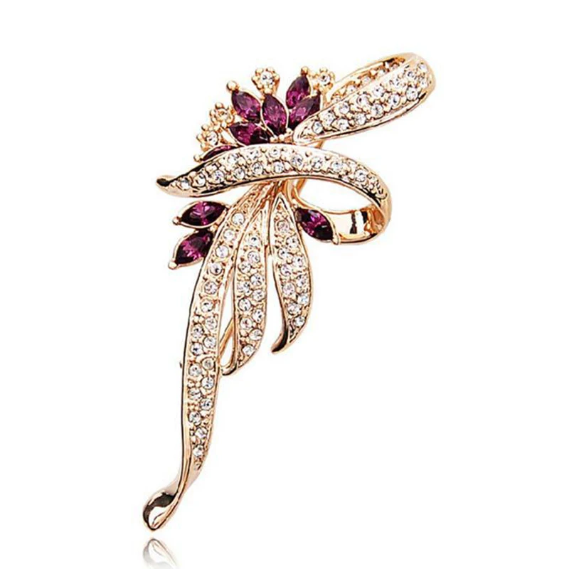 

1 PCS flowers and plants brooch women's high-end temperament chest flower pin trend accessories girl luxury clothing accessory