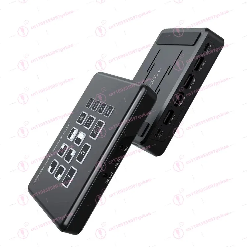 HDMI Video Dual Channel Mixer Switcher Capture Card Multi Camera Switching Platform Integrated Machine