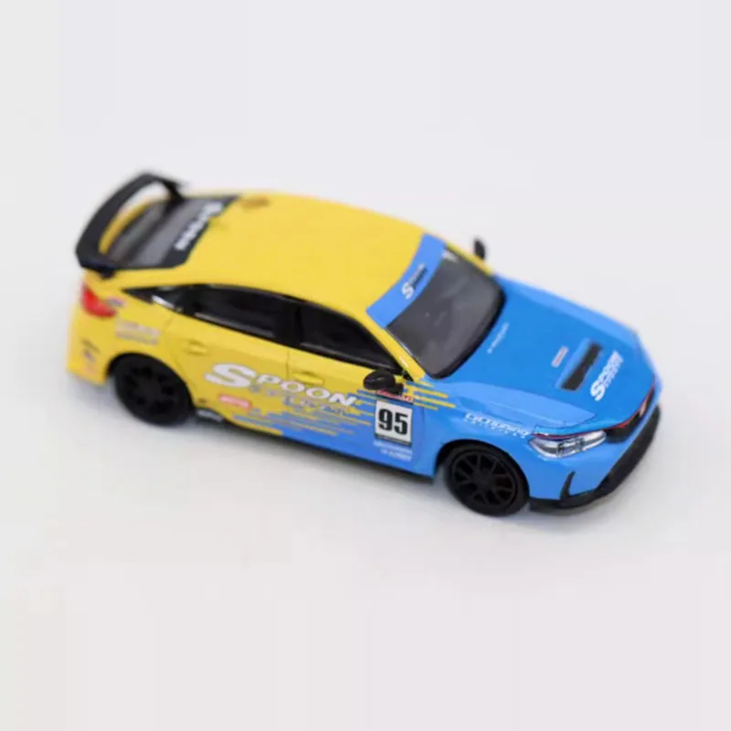 Para 1/64 Maßstab 2023 Honda Civic FL5 Legierung Simulation Auto Modell Statische Sammlung Dekoriert Urlaub Geschenke Spielzeug Souvenir Geschenk
