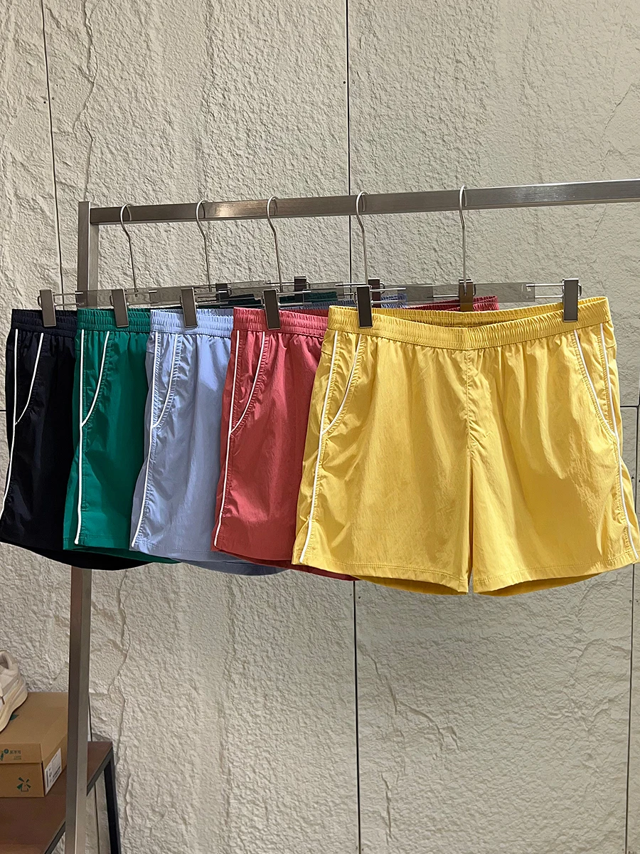

Dopamine Color Series Lightweight Breathable Summer Outdoor Sports Casual Shorts Trendy Couple Style Loose Fit Youth Stripe