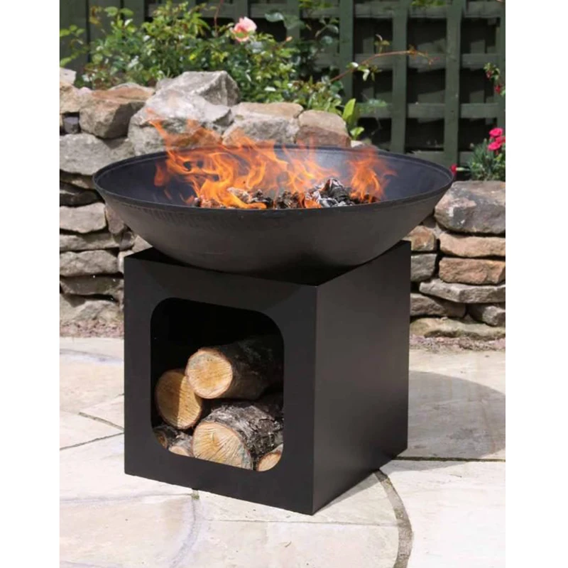 

Fire Pit Factory Direct Sale Portable Custom Camping Wooden Fireplace Hearth Flame Pit,corten Steel Brazier