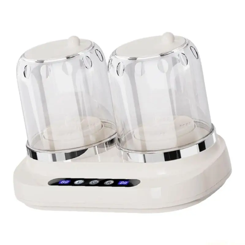 D0AB Electric Twin Tub Laundry Cup Separate Washing Zones 2L Capacity for Home Use