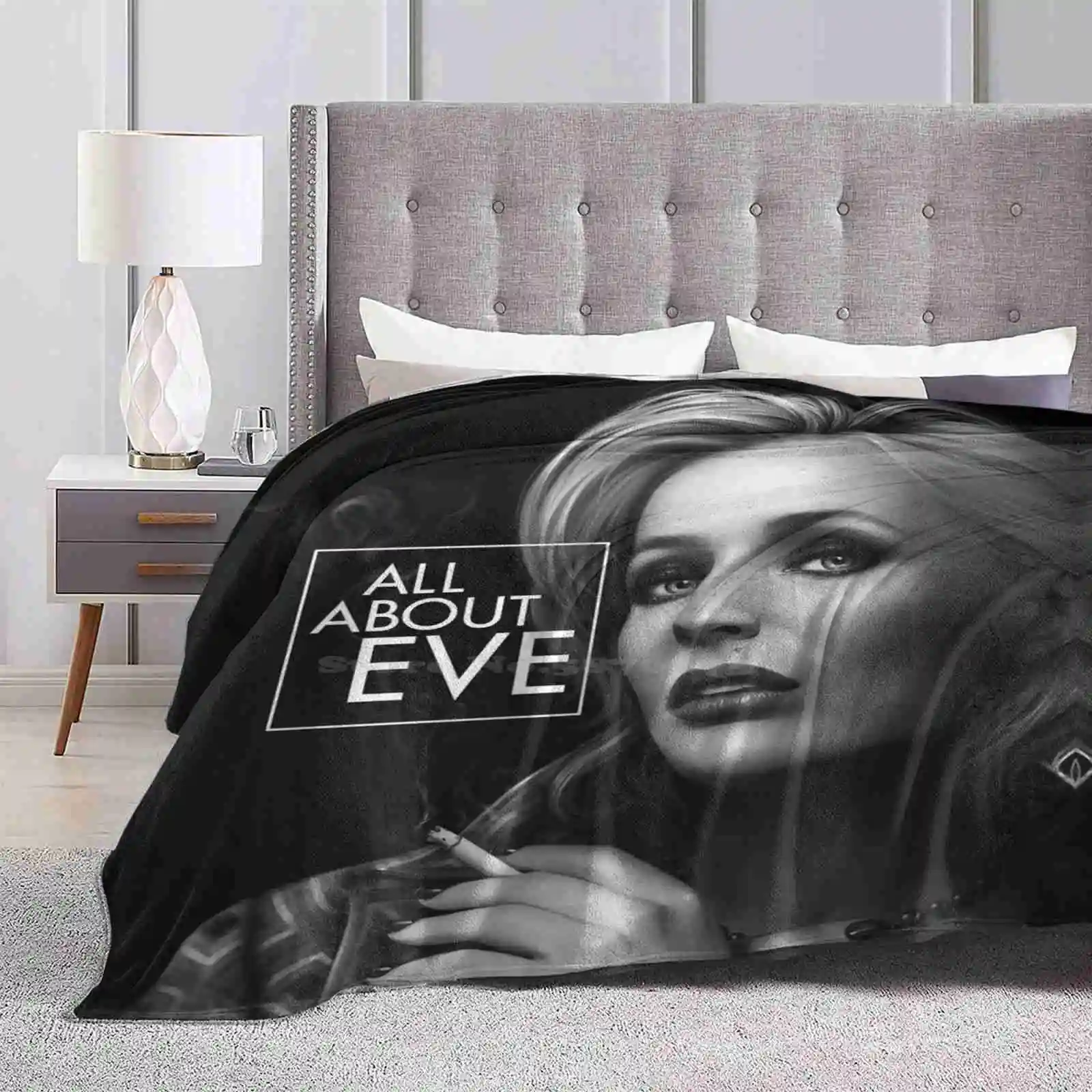 All About Eve ( Margo Channing ) Fashion Soft Warm Throw Blanket Gillian Anderson All About Eve Margo Channing Black And White