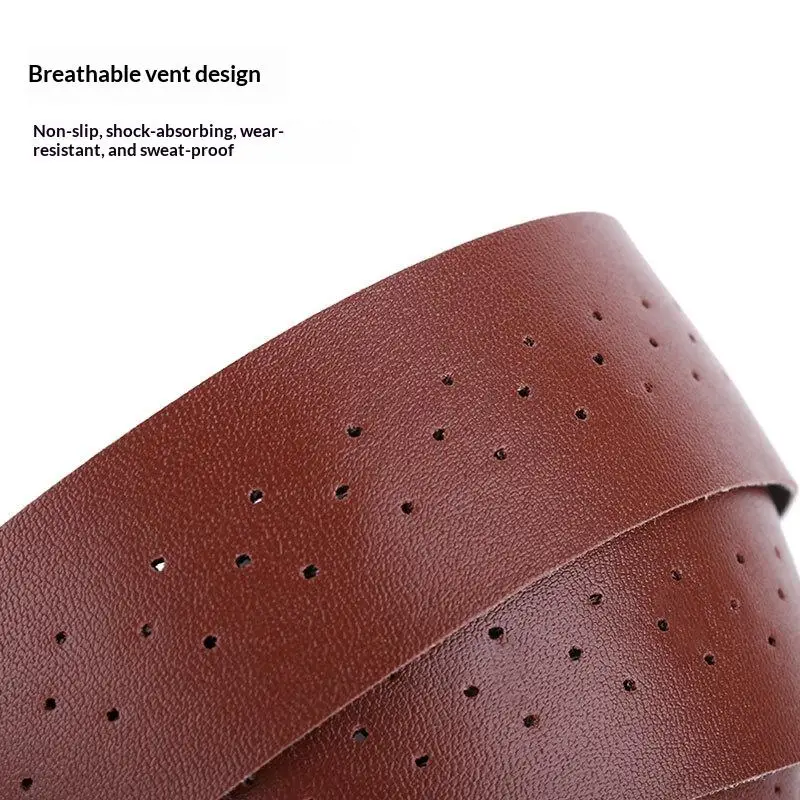 Fahrrad-Lenkerband Wasserdicht Kratzfest PU-Leder Gepolstertes Band für Outdoor-Radfahren Rennräder Reguläre Nutzung – Detail 5