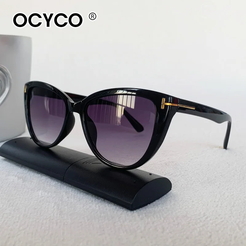  الرجعية القط العين المرأة النظارات الشمسية الرجال موضة خمر نظارات شمسية مربعة UV400 العصرية الشارع التصوير نظارات Oculos دي سول #1