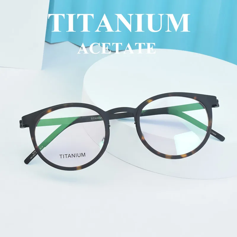 Denmark Design Luxury Brand Glasses Frame Women L9704 Korea Pure Titanium Eyewear Men  Eyeglasses Business Spectacles Frames