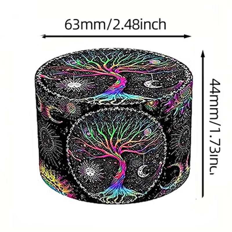 1.6/2/2.5 inch Boho stijl droge kruiden grinder met volledige print, 4-laags metalen specerijenmolen, crusher, rookaccessoires