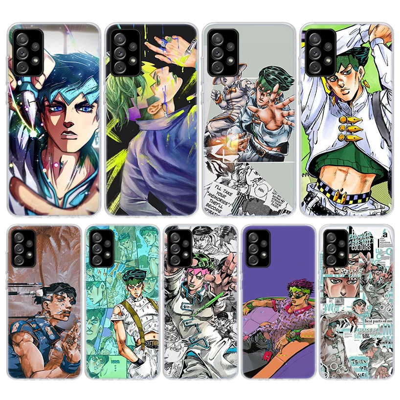 JoJo's Bizarre Adventure Rohan Kishibe Silicon Phone Case For Samsung Galaxy Note 20 Ultra 9 8 10 Pro S10 Lite S9 Plus S8 + S7 E