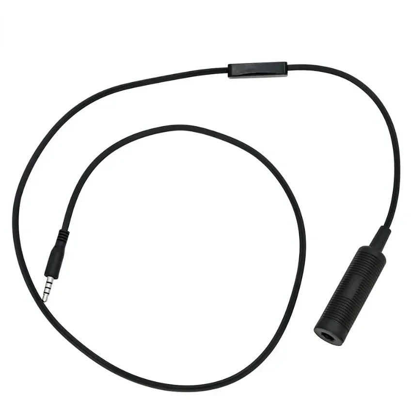 Mini phone PTT 3.5mm plug, compatible with Pelto MSA tactical headset