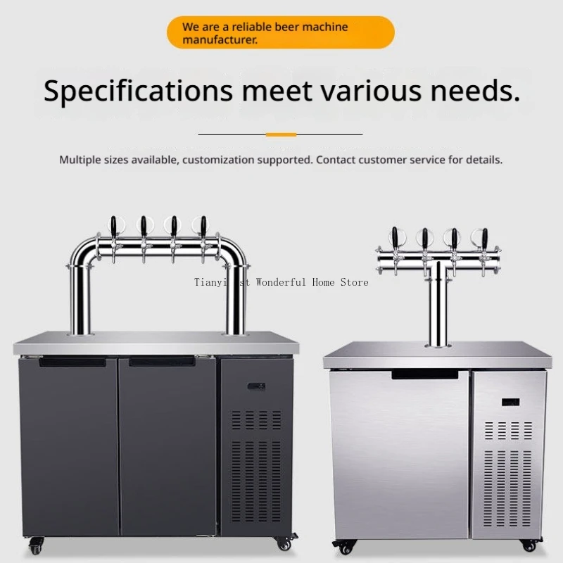 Equipo de Refrigeración, Máquina de Cerveza para Barra, Mostrador Comercial, Máquina de Cerveza para Restaurante, Muebles para Bebidas Artesanales MH40PJJ