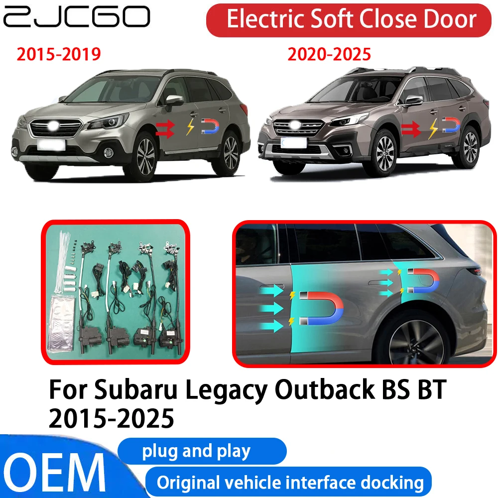 

for Subaru Legacy Outback BS BT 2015-2025 Car Automatic Electric Soft Close Door Closer System OEM Plug and Play Comfort Closing