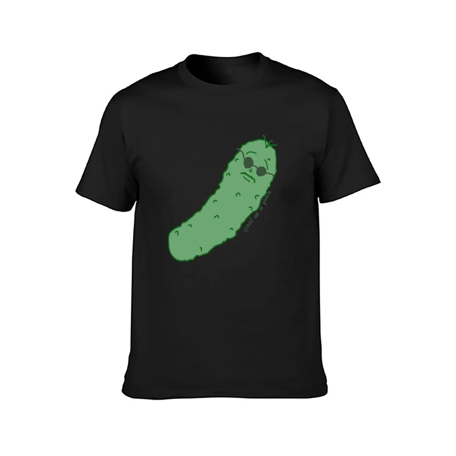 cool as a pickle T-Shirt anime clothes vintage quick-drying men workout shirt