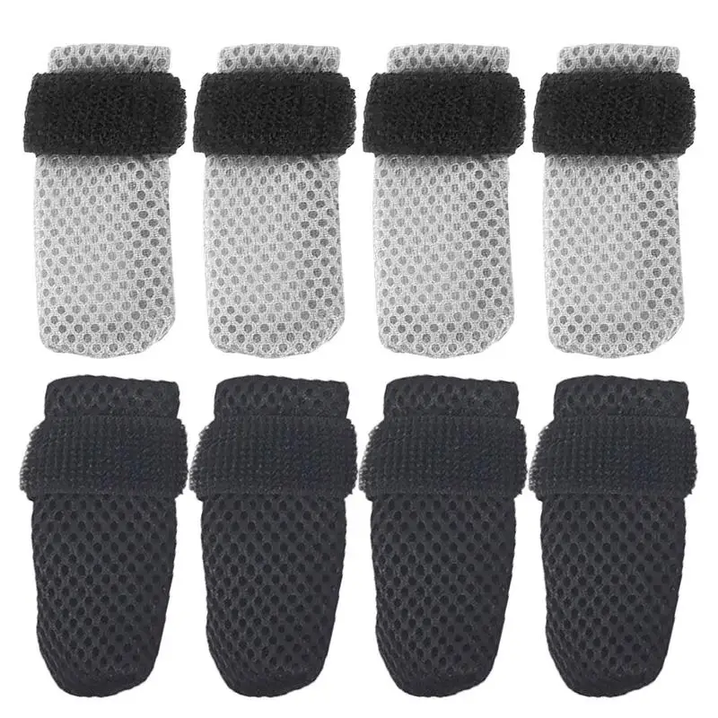 Cat Mittens To Prevent Scratching Non-slip Breathable Paw Covers Adjustable Mesh Cat Foot Covers Anti-Scratch Cat Claw