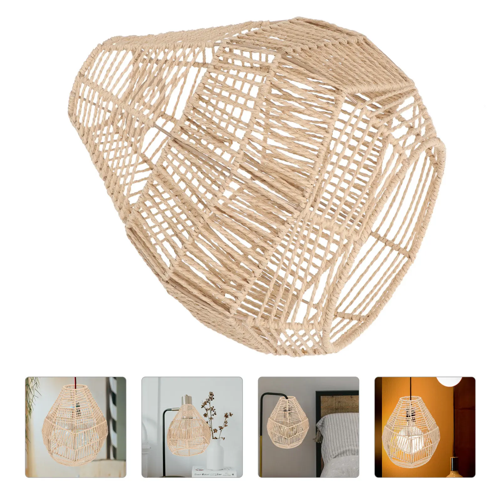 paralume-intrecciato-piccolo-in-stile-rattan-in-carta-premium-e-ferro-antipolvere-minimalista-per-lampadario-a-soffitto