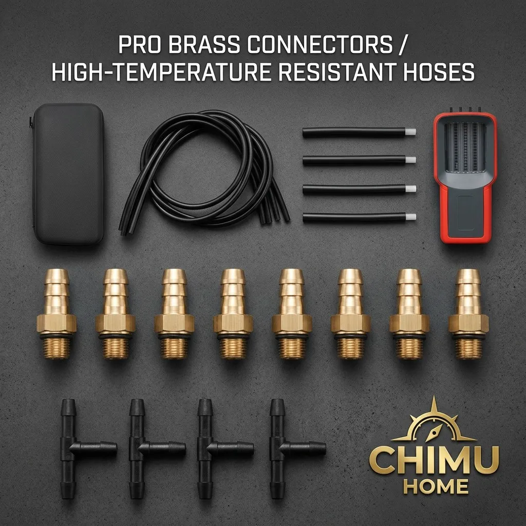 【CHIMU HOME】 for Motorcycle Four Cylinder Balance Meter Pro Synchronous Tester EFI Carburetor Debugger Diagnostic Tool Set