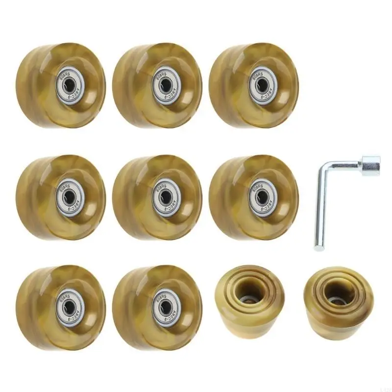 Skateboard Roller Skate with Bearings, Double Row Roller Skate