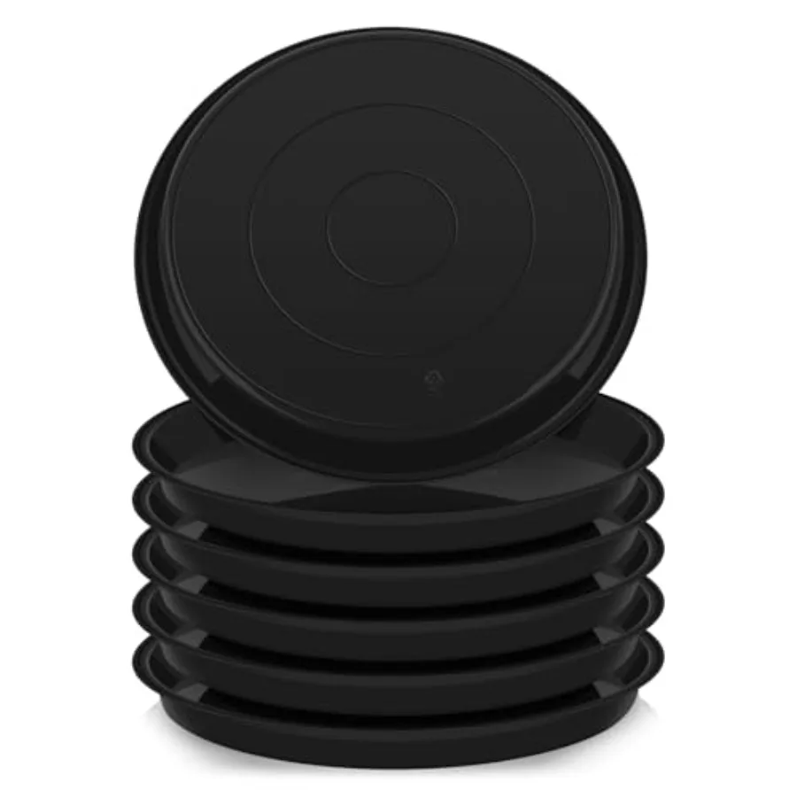 

6 Pack of Plant Saucer 8 Inch, 8 inch Plant Saucer Round, Plastic Flower Plant Trays for Pots, Plant Saucers for Indoors 8", Pl
