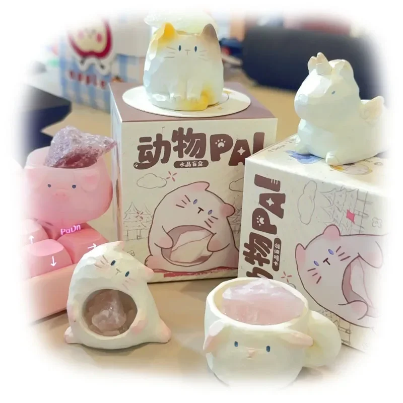 

Crystal Animal Blind Box - Cute Resin Figurines for Desktop Decor, Unique Collectible Toy & Creative Gift for All Ages.