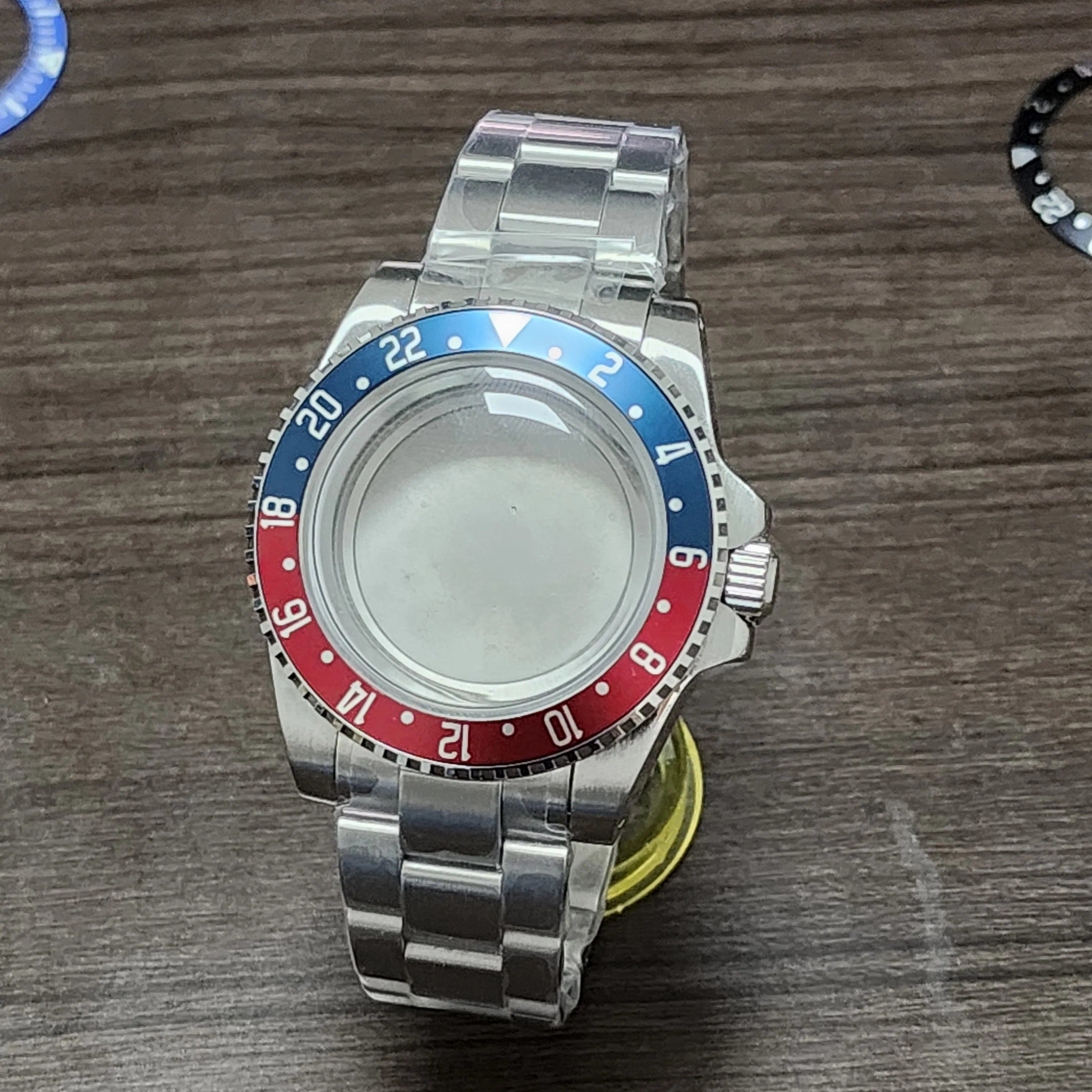 40 мм винтажное стекло из нержавеющей стали для крышки горшка подходит для NH34 NH35 автоматический механизм A1