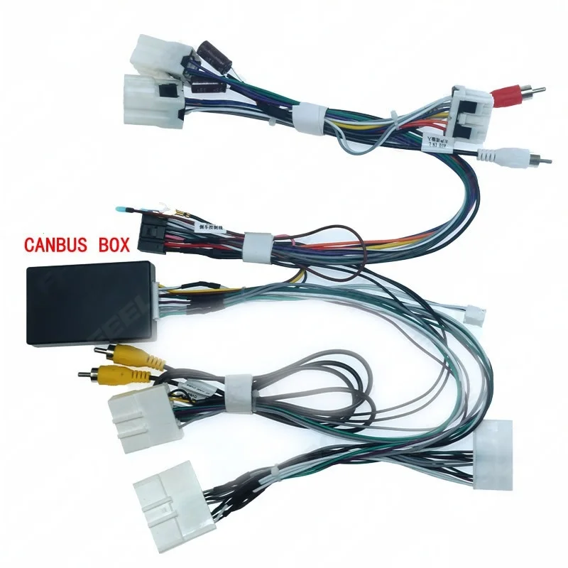 

Жгут проводов ISO, декодер шины CAN, аудиоразъем RCA, кабель-адаптер для Nissan Teana 2004-2007