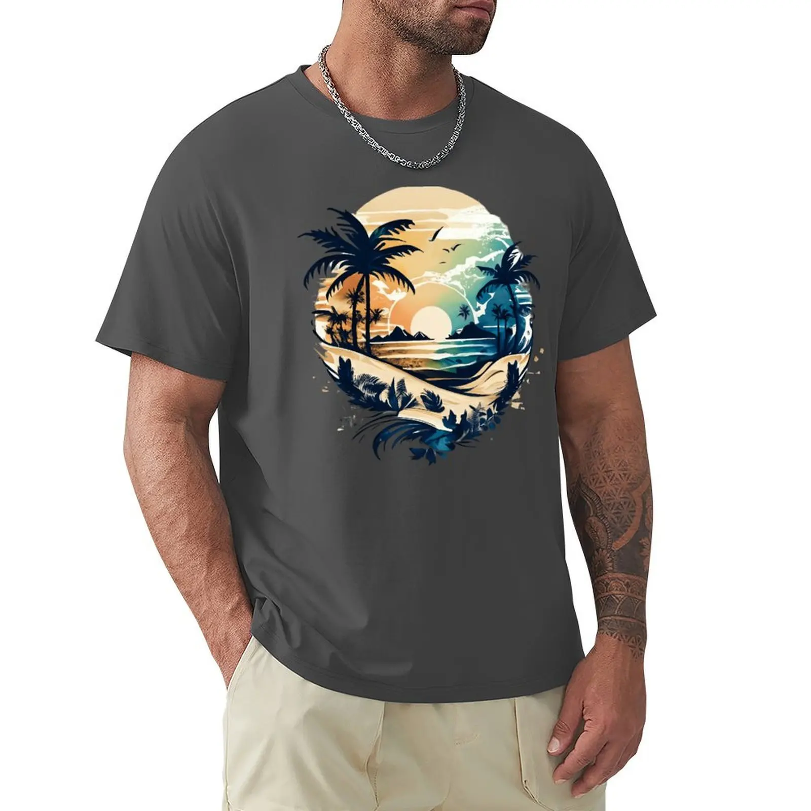 

Tropic summer T-Shirt plus sizes sublime cute clothes mens tall t shirts