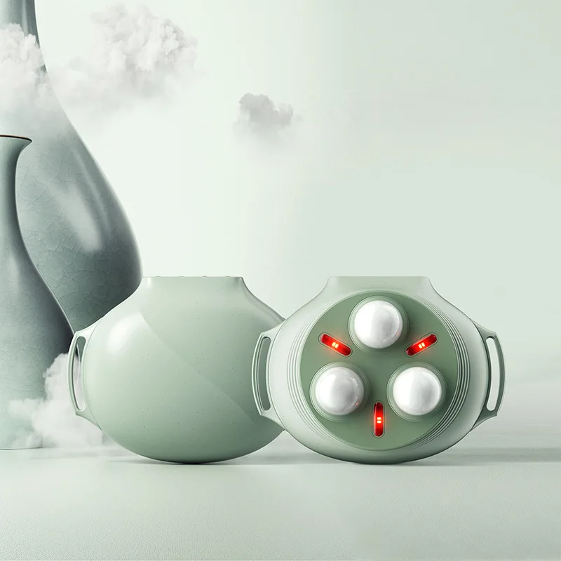 

Автоматический электрический массажер для брюшного пресса для разминания, подогрева и массажа, небольшой подвесной горшок, массажер для живота из нефрита и камня.