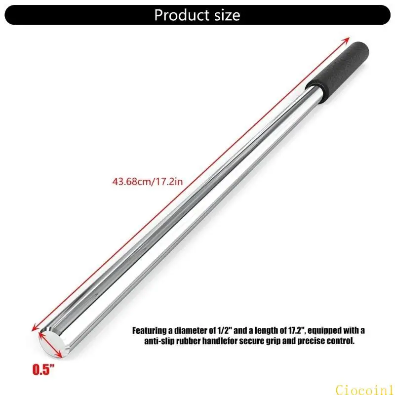 2 Stück robuste Torsionsfeder-Wickelstange für Garagentore, Einstellstange für zuverlässige und effiziente Nutzung, einfache Installation