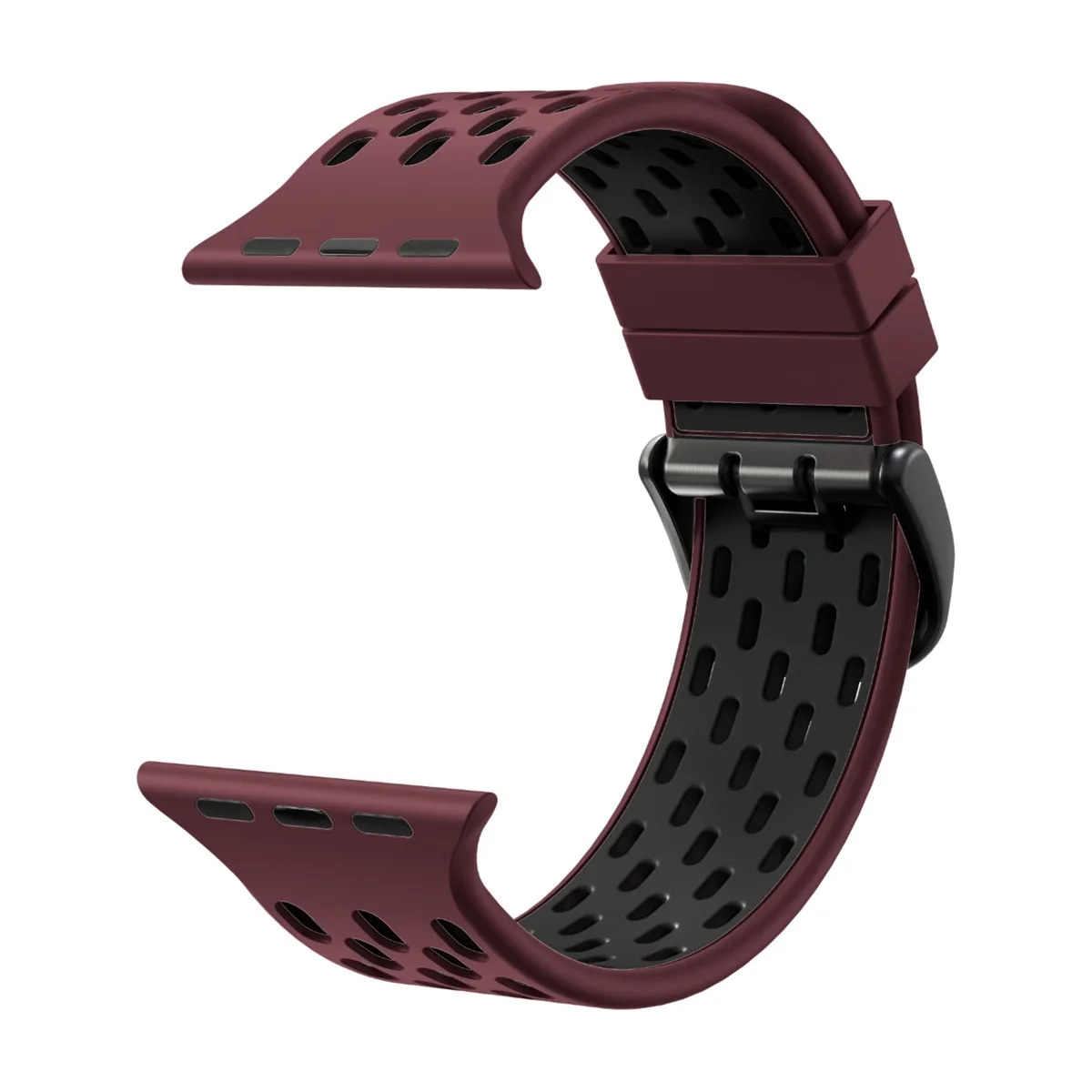 Watch Band For iWatch 42/44/45/49mm 38/40/41mm Silicone Watch Strap For Watch Series Ultra2 Se 9/8/7/6/5/4/3/2/1_voghion.com