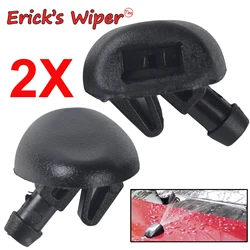 Erick's Wiper 2Pcs Front Windshield Wiper Washer Jet Nozzle For Citroen C2 C5 6438J2 6438E6 6438AV 6438W2 6438Z1 Glass Sprayer