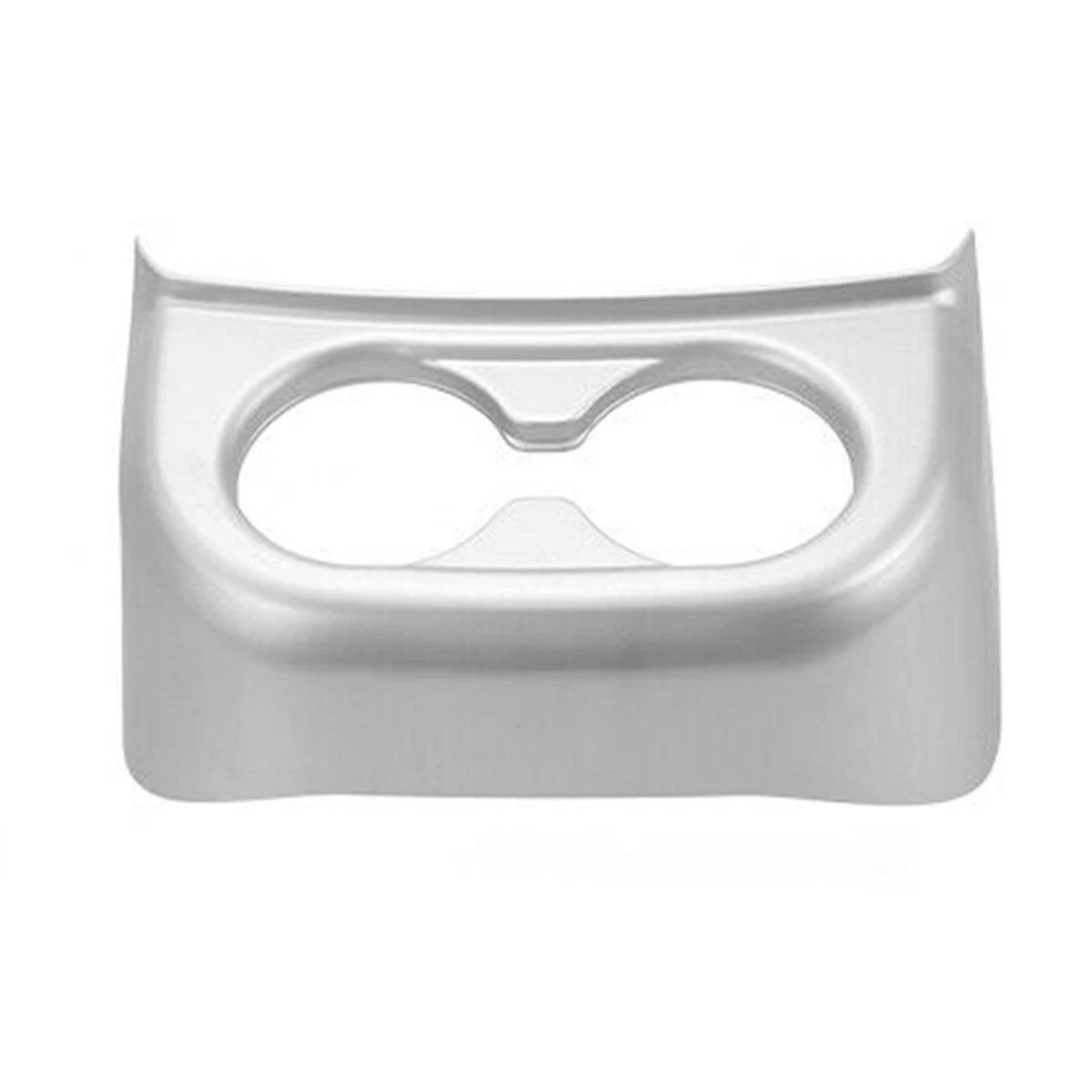 

Задний держатель стакана для воды, рамка для панели, отделка из АБС, аксессуары для интерьера для Jeep Wrangler JK 2011-2017 (серебристый)