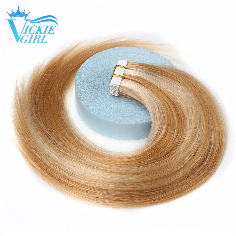 Tape in Hair Extensions Human Hair Real Natural Brazilian Remy Hair Straight Natural Skin Weft Extension For Women