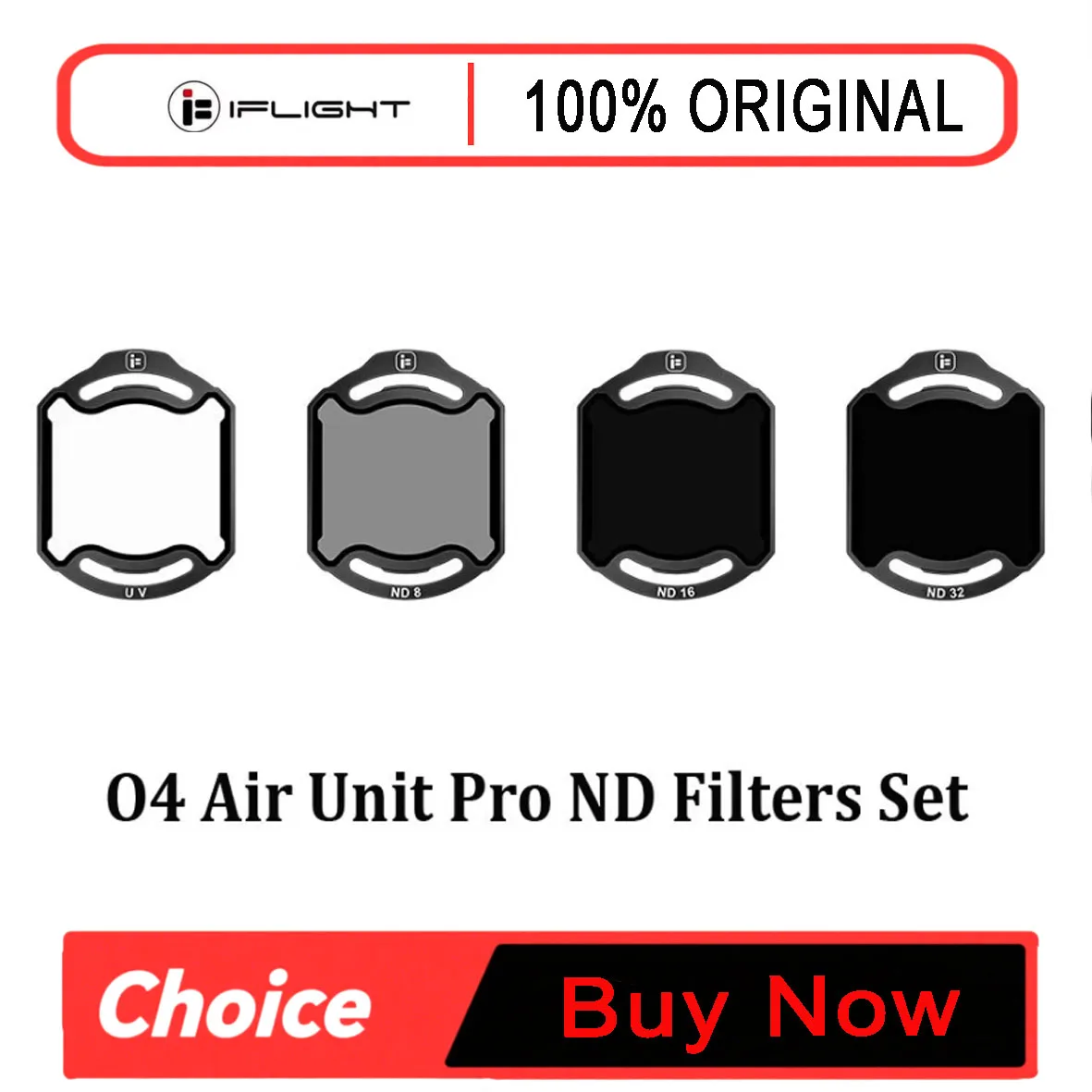 iFlight O4 Air Unit Pro ND Filters Set UV/ND8/ND16/ND32 for O4 Pro Air Unit