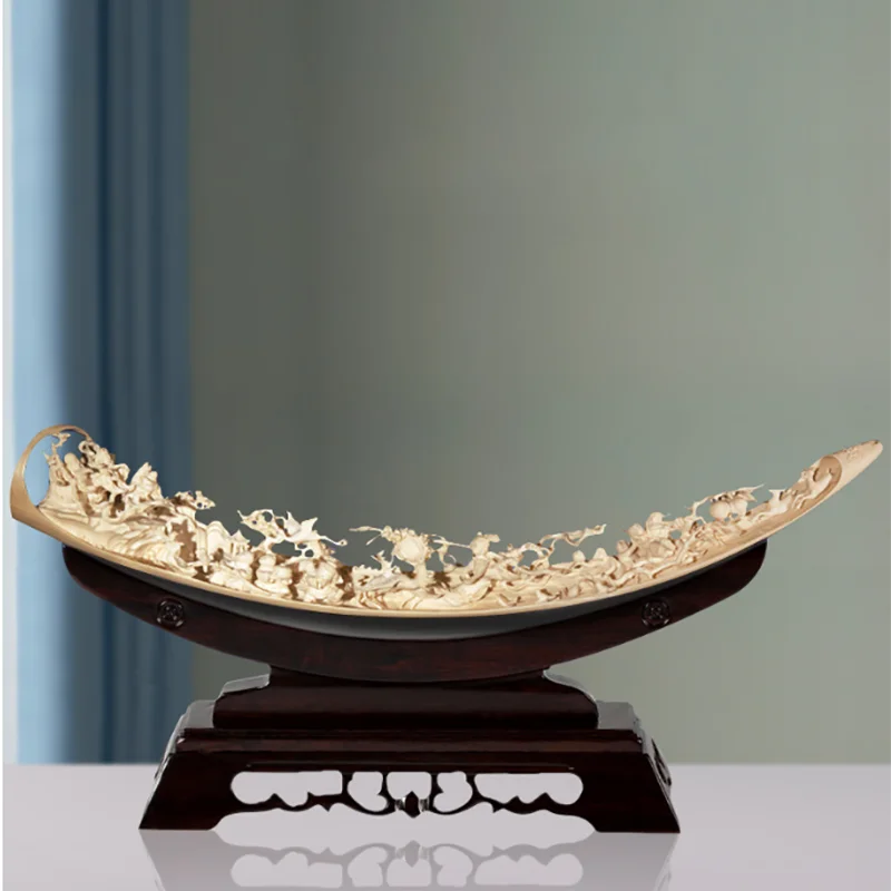 

Резьба из палисандра, ремесло из цельного дерева, рамка для меча-воина, декоративная основа цвета слоновой кости