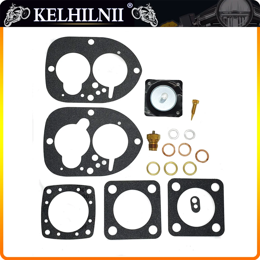 Carburetor Repair Kit for Volvo Penta SOLEX 44 PA-1 Inboard Marine 856471 856472 AQ115 125 130 130 131 131 145 151A 171 Kit