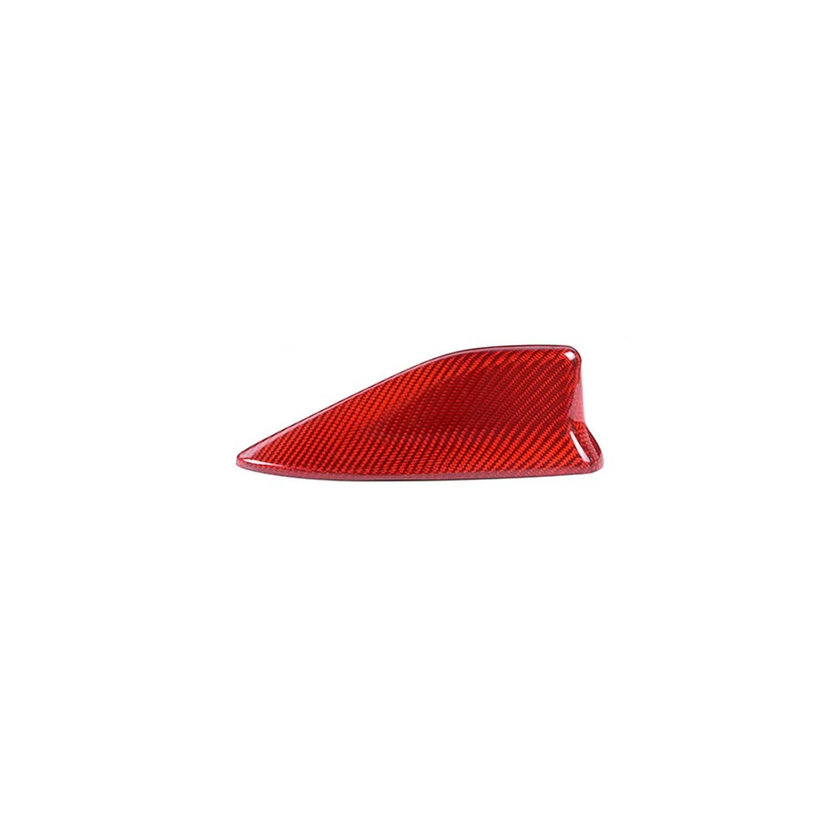 

Real Carbon Fiber Car Roof Shark Fin Signal Antenna Cover Exterior Interior Trim for Toyota Camry 2022(Red)