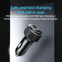20W+18W Car Charger Fast Charging PD For Xiaomi Samsung Iphone Charger