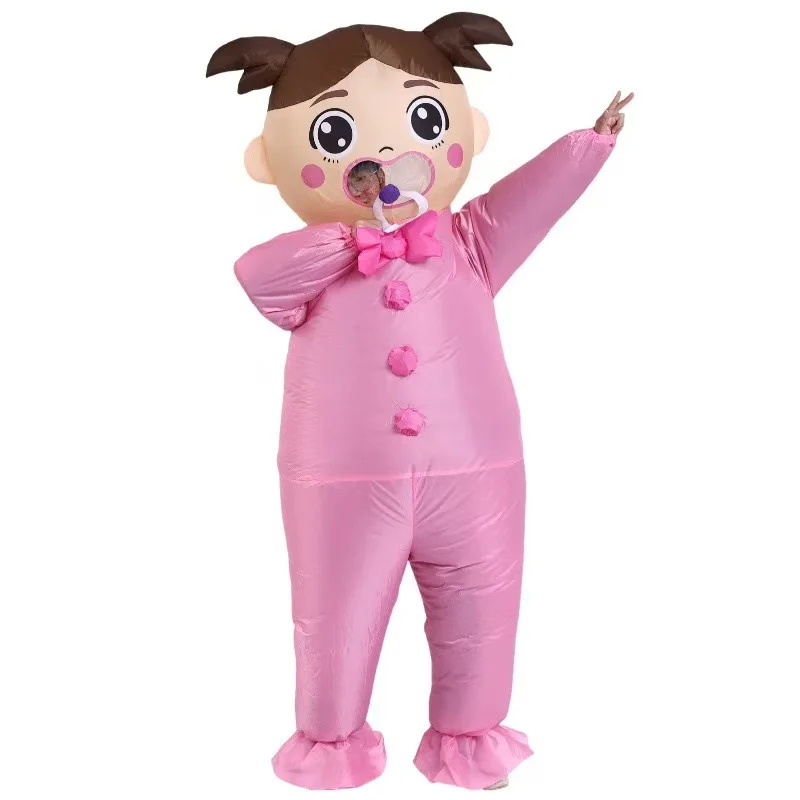 

Cute Large Jumpsuit Baby Inflatable Costume Home Decorations Funny Birthday Party Mall Opening Model Gifts Hawaii Beach Toys