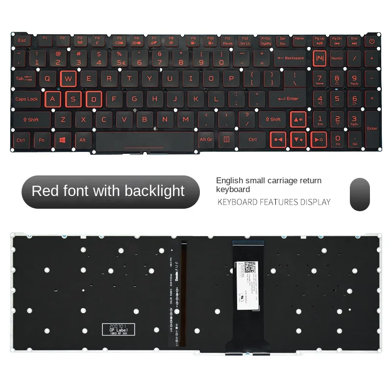 

Замените подходит для клавиатуры ноутбука Acer Nitro 5 AN515-54 AN515-54-51M5 AN515-54-71FT