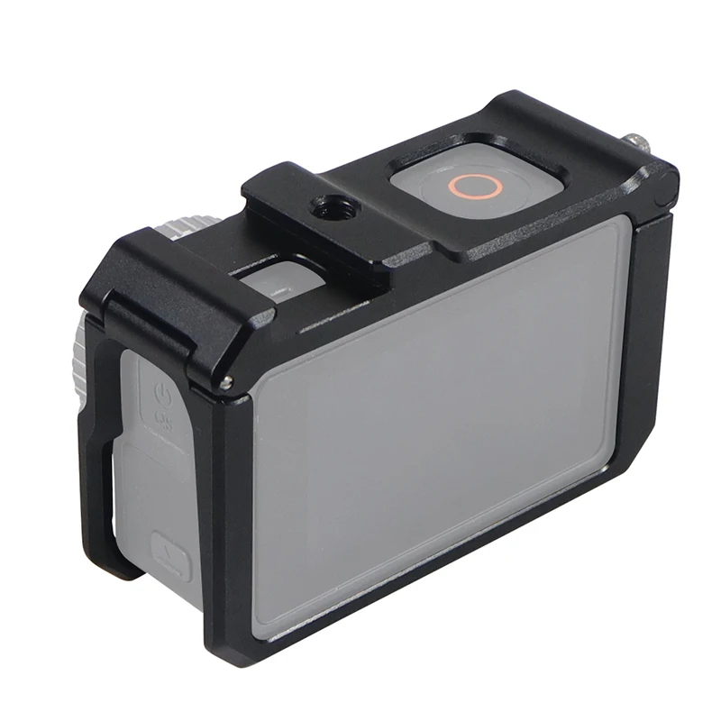 Vollformat-Kamerakäfig, Schutzgehäuse, Zubehör für DJI Osmo Action 4, für DJI Osmo Action 5 Pro, kalter Schuh für leichtes Stativ – Detail 12