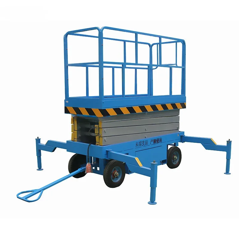 YG CE- Approved High Quality Mobile Lift Platform Trailer Hydraulic Single Person Scisssor Man Lift