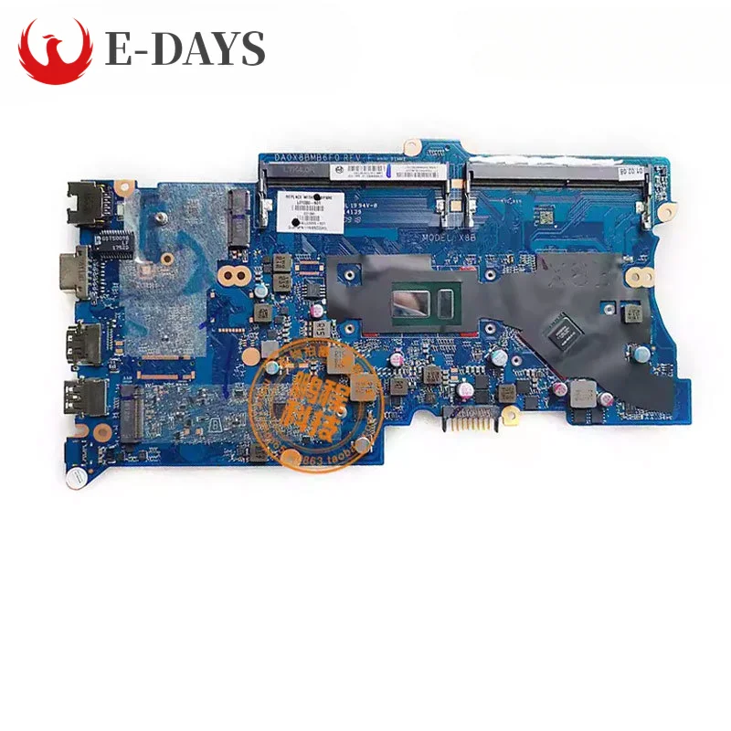 

For HP ProBook 440 G5 Laptop Motherboard DA0X8BMB6F0 Mainboard with I3-8130U I5-8250U I7-8550U CPU GPU 930MX DDR4 100% Tested Ok