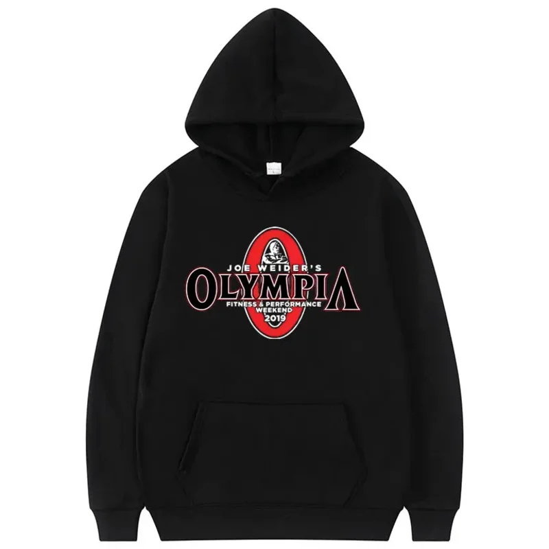 

Hot Slae Fitness Olympia Graphic Hoodie Men Women Gyms Fleece Cotton Sweatshirt Men's Causal Oversized Hoodies Eu Size Clothes