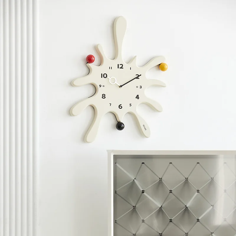 

Zml clock wall clock living room modern minimalist art creative clock wall hanging