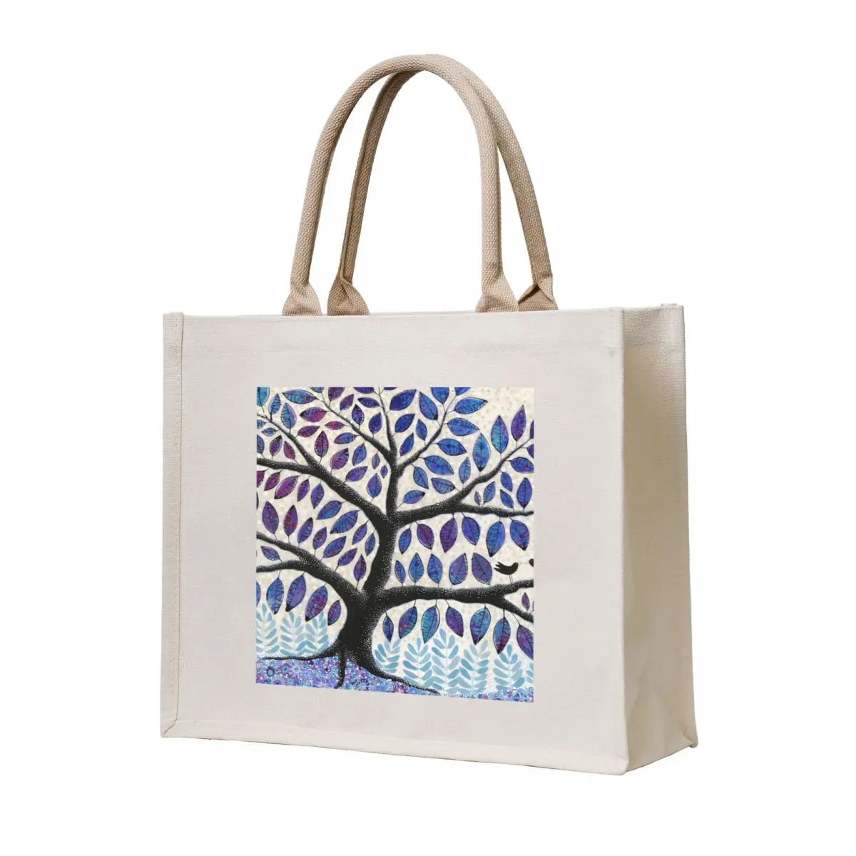 

A Planet Full Of Peace Tote Bag Women's shopper foldable reusable bag canvas bags reusable shopping bags