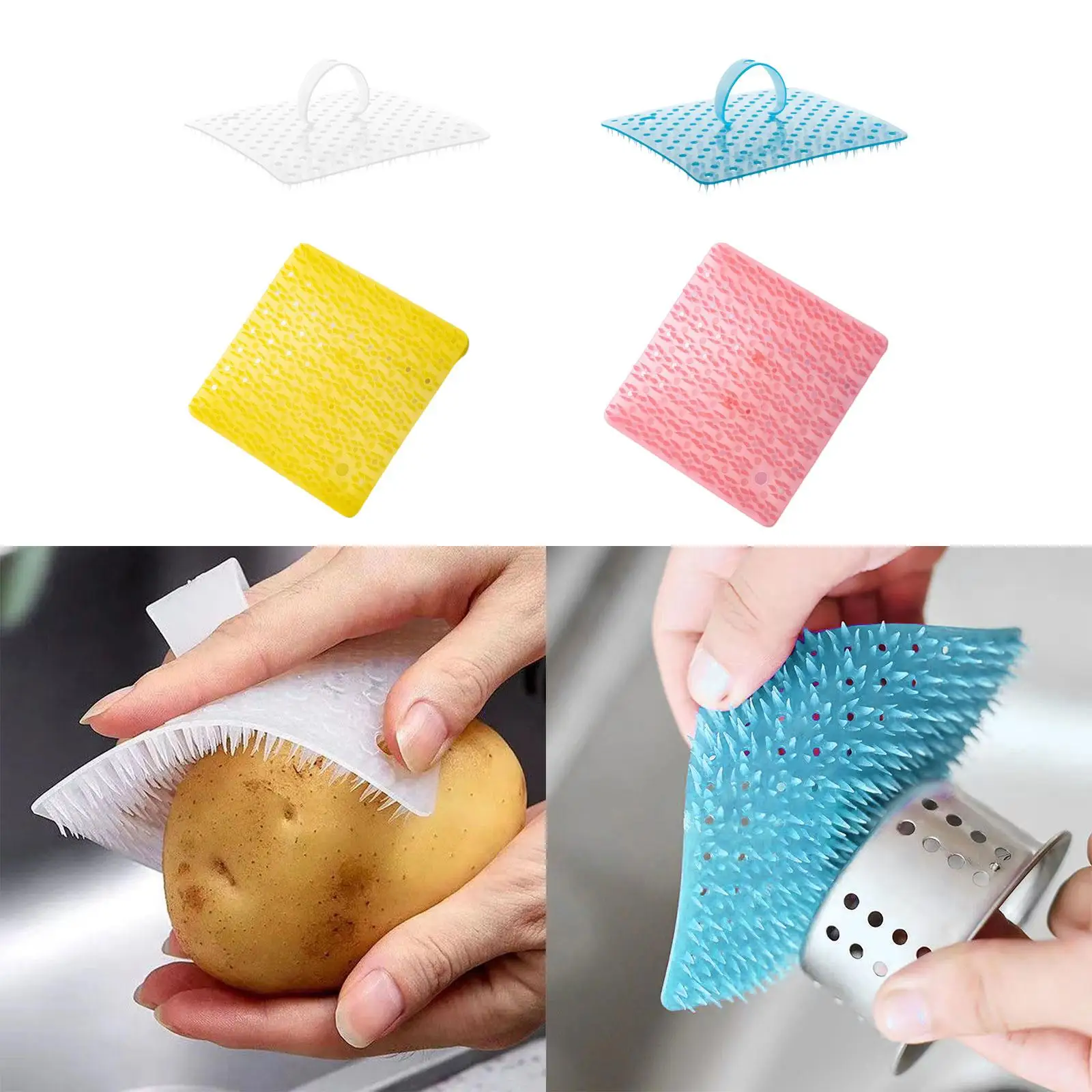 Veggie Brushes Dish Brush Fruit and Vegetable Wash Brush Tool Fruit Scrubber