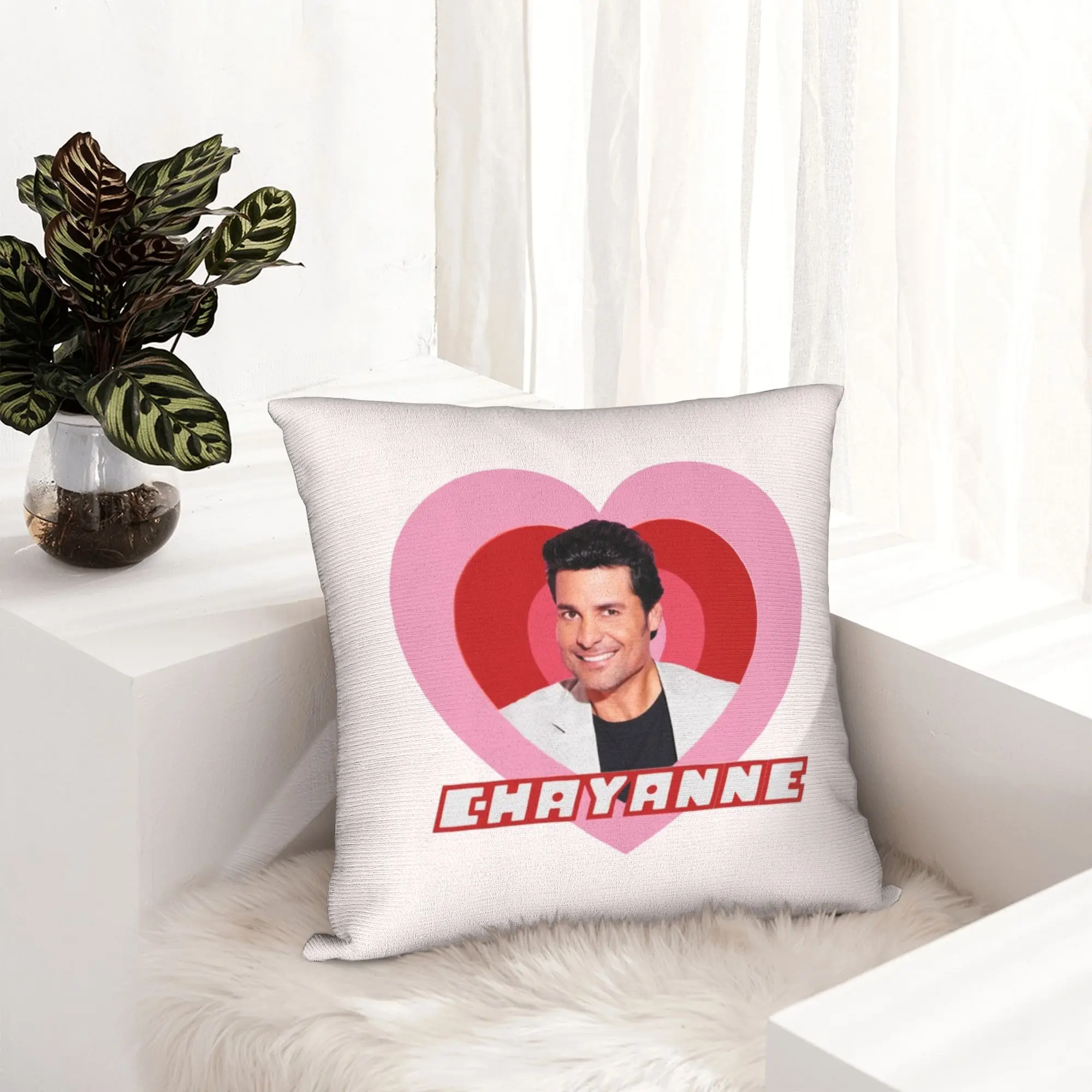 Modern Chayanne Latin Pop Singer Cushion Cover Velvet Dance With Me Actor Pillow Case Living Room Decoration