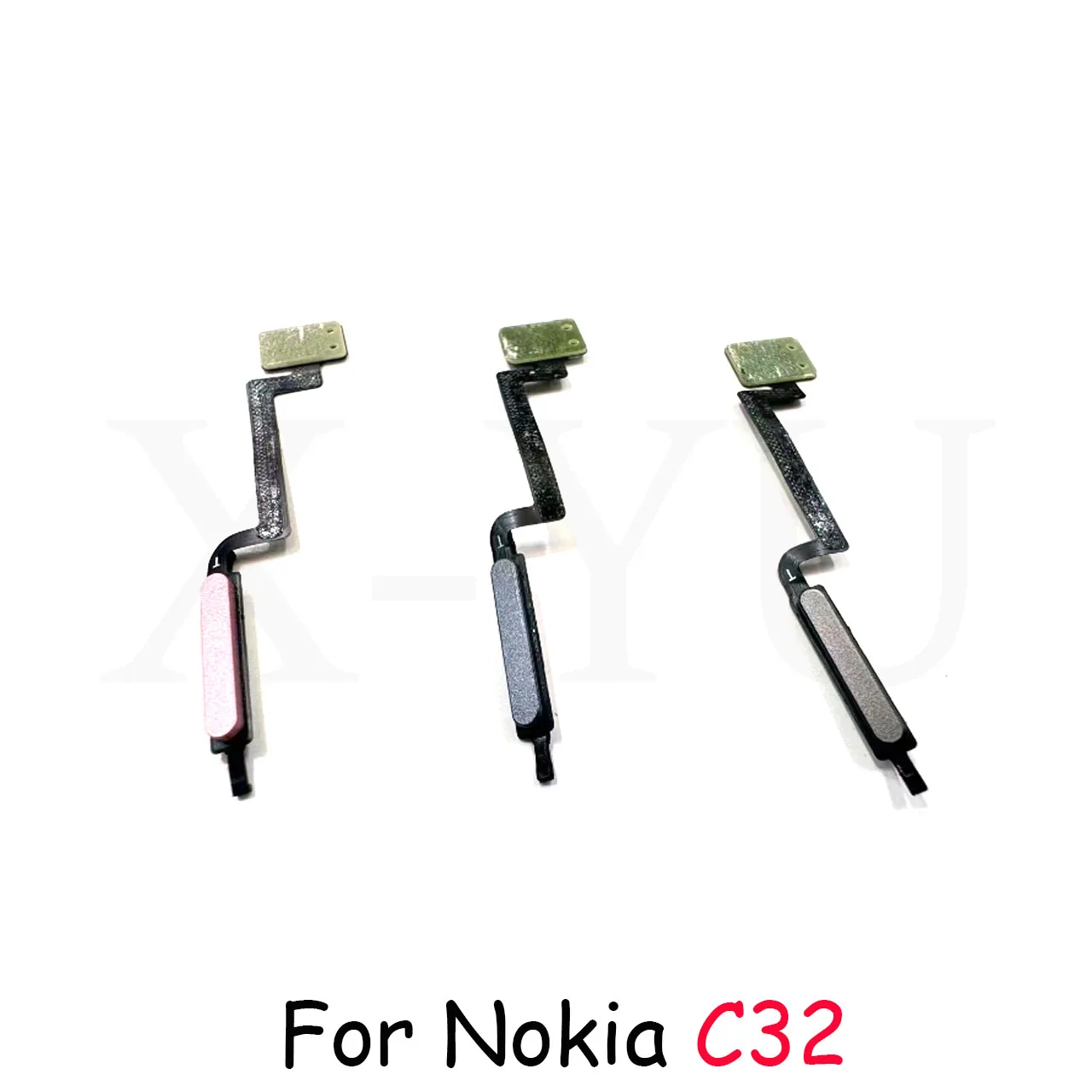 For Nokia C32 Fingerprint Reader Touch ID Sensor Return Key Home Button Flex Cable