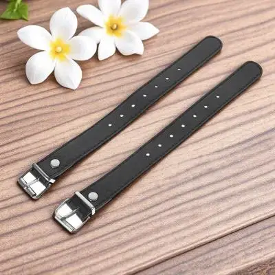 

1 Pair Belts Kids Kid Part Basket Straps Durable Smooth Adjustable Strap Bike Supply Holes Bike Accessories