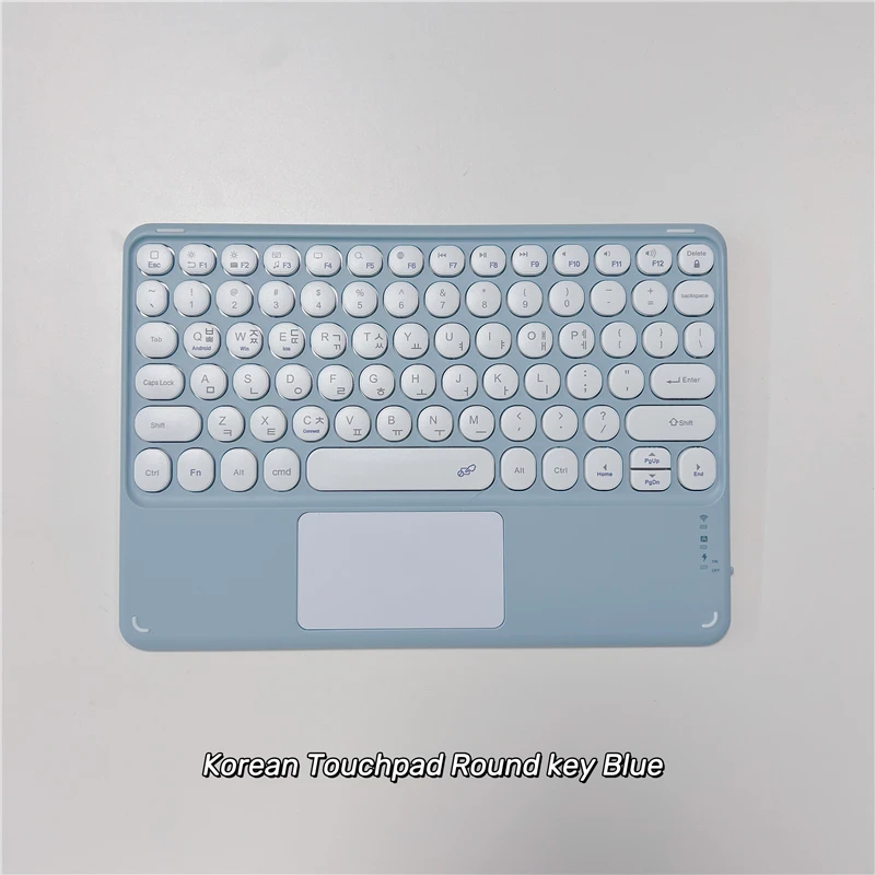 Wireless Bluetooth Keyboard with Touch Touchpad, Ultra-Slim Portable Rechargeable Keyboard for iPad, iPhone, iOS Android Windows - Image 6